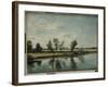 Water Meadows Near Salisbury, Wiltshire-John Constable-Framed Giclee Print