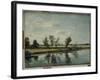 Water Meadows Near Salisbury, Wiltshire-John Constable-Framed Giclee Print