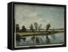 Water Meadows Near Salisbury, Wiltshire-John Constable-Framed Stretched Canvas