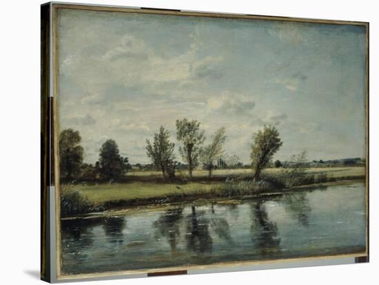 Water Meadows Near Salisbury, Wiltshire-John Constable-Stretched Canvas