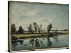 Water Meadows Near Salisbury, Wiltshire-John Constable-Stretched Canvas