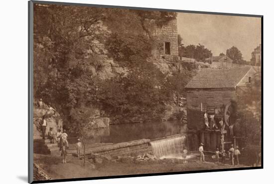 Water Mill in Alabama-Unknown-Mounted Photographic Print