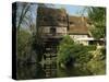 Water Mill on Quiet Stretch of the River Seine, Ande, Eure, Haute Normandie, France-Tomlinson Ruth-Stretched Canvas