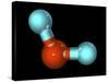 Water, Molecular Model-Laguna Design-Stretched Canvas