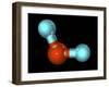 Water, Molecular Model-Laguna Design-Framed Photographic Print