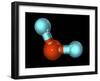 Water, Molecular Model-Laguna Design-Framed Photographic Print