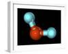 Water, Molecular Model-Laguna Design-Framed Photographic Print