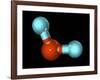 Water, Molecular Model-Laguna Design-Framed Photographic Print