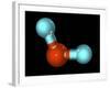 Water, Molecular Model-Laguna Design-Framed Photographic Print