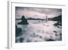 Water Movement at Marshall Beach - Golden Gate Bridge, San Francisco-Vincent James-Framed Photographic Print