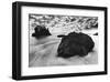 Water Movements, Malibu, California-null-Framed Art Print