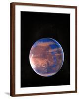 Water on a Prehistoric Mars-Christian Darkin-Framed Photographic Print