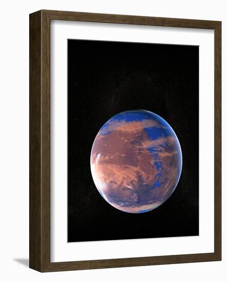 Water on a Prehistoric Mars-Christian Darkin-Framed Photographic Print