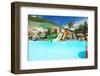 Water Park in Tropical Resort-haveseen-Framed Photographic Print