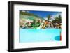 Water Park in Tropical Resort-haveseen-Framed Photographic Print