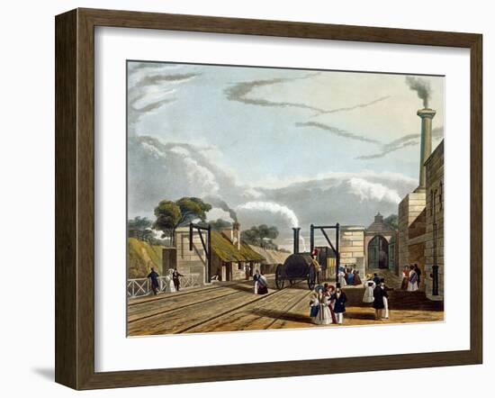Water, Parkside, Liverpool and Manchester Railway, c.1833-Thomas Talbot Bury-Framed Giclee Print