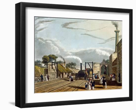 Water, Parkside, Liverpool and Manchester Railway, c.1833-Thomas Talbot Bury-Framed Giclee Print