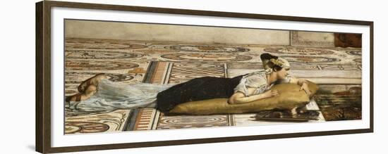 Water Pets: Goldfish, 1874-Sir Lawrence Alma-Tadema-Framed Giclee Print