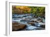 Water Plunges over the Falls on the Swift River at Rocky Gorge, White Mountain National Forest, Nh-Robert K. Olejniczak-Framed Photographic Print