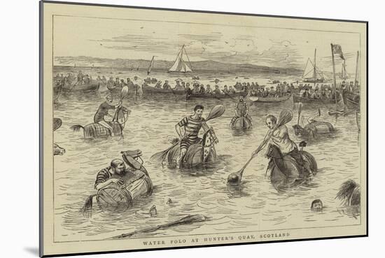 Water Polo at Hunter's Quay, Scotland-William Ralston-Mounted Giclee Print