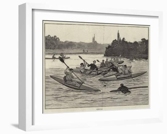 Water Polo-Edward Morant Cox-Framed Giclee Print