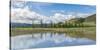 Water pond and fir trees in White Lake National Park, Tariat district, North Hangay province, Mongo-Francesco Vaninetti-Stretched Canvas