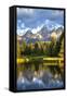 Water Reflection of the Teton Range-Richard Maschmeyer-Framed Stretched Canvas