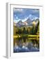 Water Reflection of the Teton Range-Richard Maschmeyer-Framed Premium Photographic Print