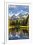 Water Reflection of the Teton Range-Richard Maschmeyer-Framed Premium Photographic Print