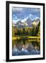 Water Reflection of the Teton Range-Richard Maschmeyer-Framed Premium Photographic Print