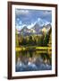 Water Reflection of the Teton Range-Richard Maschmeyer-Framed Photographic Print