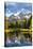 Water Reflection of the Teton Range-Richard Maschmeyer-Stretched Canvas