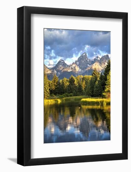 Water Reflection of the Teton Range-Richard Maschmeyer-Framed Photographic Print