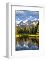 Water Reflection of the Teton Range-Richard Maschmeyer-Framed Photographic Print