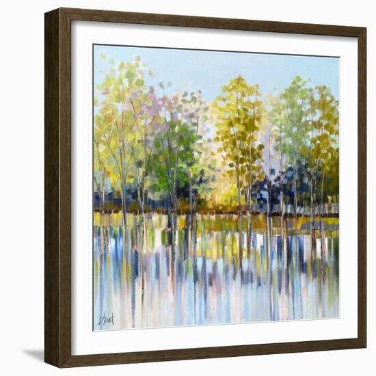 Water Reflections I-Libby Smart-Framed Art Print