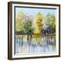 Water Reflections I-Libby Smart-Framed Art Print