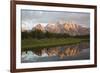 Water Reflections of the Teton Range-Richard Maschmeyer-Framed Photographic Print