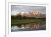 Water Reflections of the Teton Range-Richard Maschmeyer-Framed Photographic Print