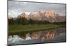 Water Reflections of the Teton Range-Richard Maschmeyer-Mounted Premium Photographic Print