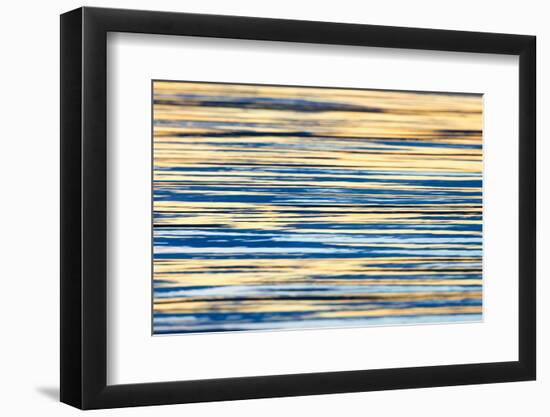 Water Ripples at Sunset, Inle Lake, Shan State, Myanmar-Keren Su-Framed Photographic Print