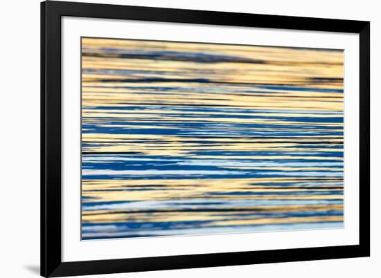 Water Ripples at Sunset, Inle Lake, Shan State, Myanmar-Keren Su-Framed Photographic Print