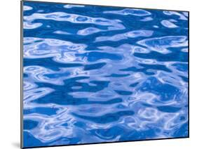 Water Ripples in Swimming Pool, Grande Terre, Guadaloupe, Caribbean-Walter Bibikow-Mounted Photographic Print