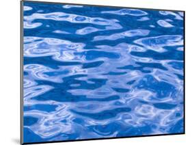 Water Ripples in Swimming Pool, Grande Terre, Guadaloupe, Caribbean-Walter Bibikow-Mounted Photographic Print