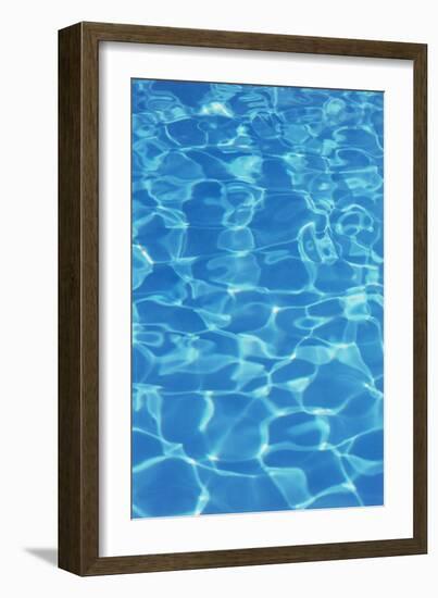 Water Ripples on the Surface of a Pool-Mauro Fermariello-Framed Photographic Print