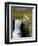 Water Running from Glacier and Waterfall, Iceland-Tom Norring-Framed Photographic Print