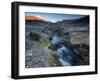 Water Runs from a Geyser Field in Sajama National Park at Sunrise-Alex Saberi-Framed Photographic Print