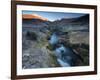 Water Runs from a Geyser Field in Sajama National Park at Sunrise-Alex Saberi-Framed Photographic Print