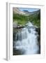 Water Rushing Down Alpine Stream, Logan Pass, Glacier National Park-Thomas Lazar-Framed Photographic Print