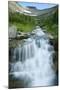 Water Rushing Down Alpine Stream, Logan Pass, Glacier National Park-Thomas Lazar-Mounted Photographic Print