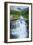 Water Rushing Down Alpine Stream, Logan Pass, Glacier National Park-Thomas Lazar-Framed Photographic Print